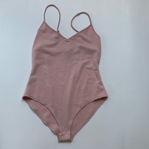 Forever21 pink tank bodysuit